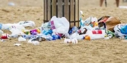 Zwerfafval groot gevaar voor dieren