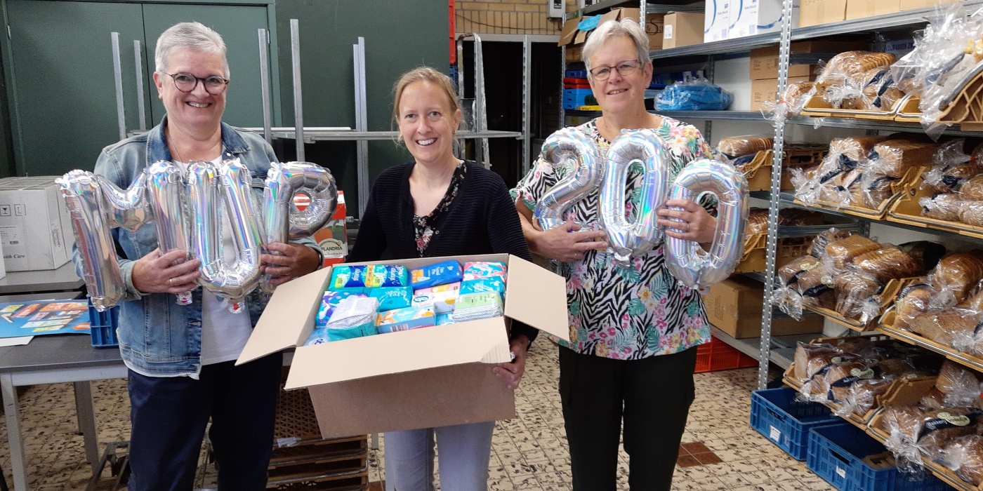 Al 200 MUP’s in Nederland voor uitgifte gratis menstruatieproducten