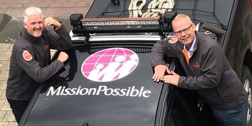 Mission Possible in actie tijdens autotocht naar Noordkaap